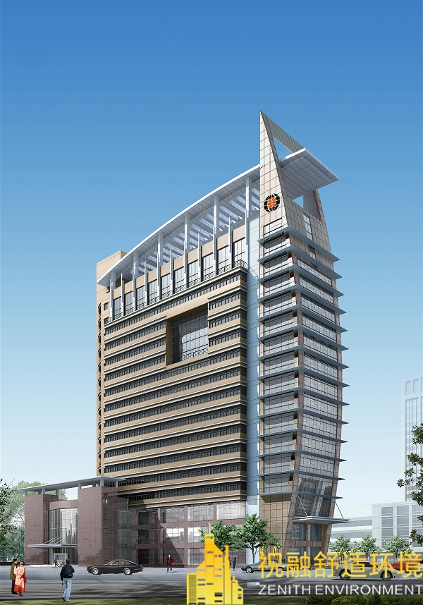 浙江華坤地質(zhì)科技大廈效果圖公建項目（水源熱泵）
